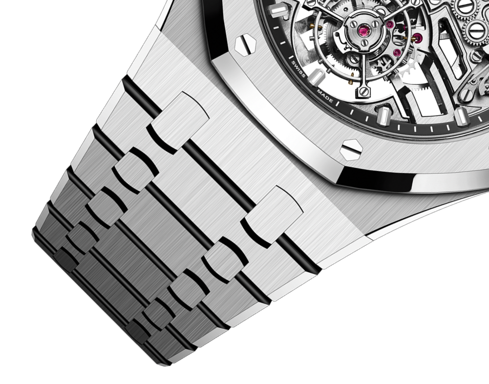 全品5倍101592405 オーデマピゲ AUDEMARS PIGUET 腕時計用 純正 替えベルト ストラップ レザー 黒 ブラック 取り付け幅凸部23mｍ オーデマ・ピゲ