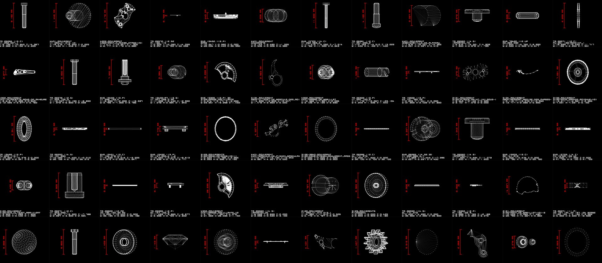 池田亮司, 《Data.Anatomy [For Audemars Piguet]》